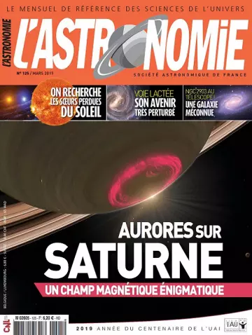 L’Astronomie N°125 – Mars 2019  [Magazines]