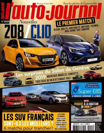 L’Auto-Journal N°1029 Du 14 au 27 Mars 2019  [Magazines]