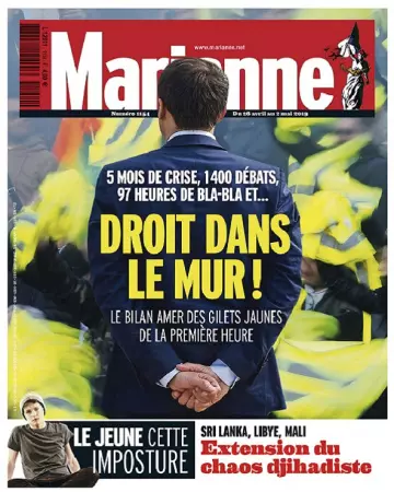 Marianne N°1154 Du 26 Avril au 2 Mai 2019  [Magazines]