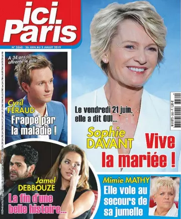 Ici Paris N°3860 Du 26 Juin 2019  [Magazines]