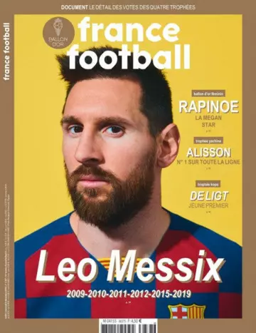 France Football - 4 Décembre 2019  [Magazines]