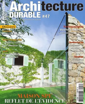 Architecture Durable N°47 – Novembre-Décembre 2021  [Magazines]