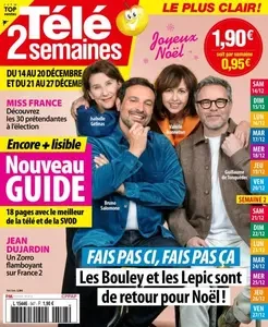 Télé 2 Semaines - 14 Décembre 2024  [Magazines]