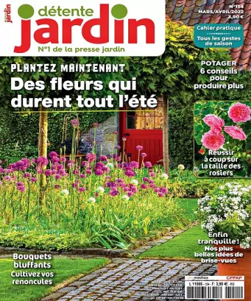 Détente Jardin N°154 – Mars-Avril 2022  [Magazines]