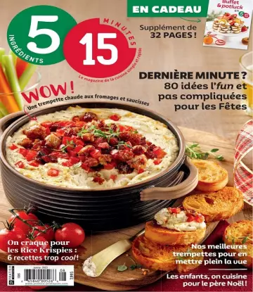 5 ingrédients 15 minutes – Janvier 2023  [Magazines]