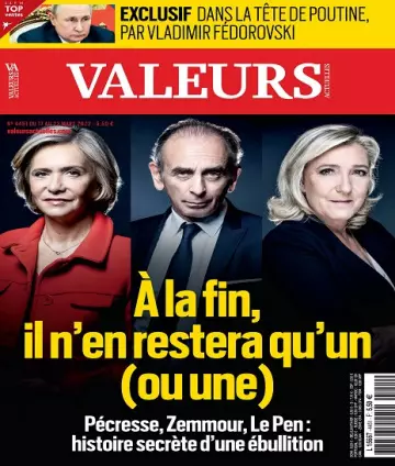 Valeurs Actuelles N°4451 Du 17 au 23 Mars 2022  [Magazines]