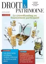 Droit & Patrimoine - Juin 2017  [Magazines]