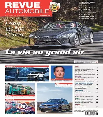 Revue Automobile N°16 Du 22 Avril 2021  [Magazines]