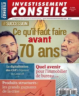 Investissement Conseils N°833 – Juillet-Août 2020  [Magazines]