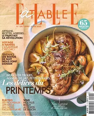 Elle à Table N°129 – Mars-Avril 2020  [Magazines]