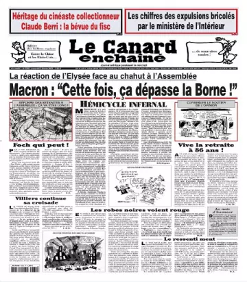 Le Canard Enchaîné N°5335 Du 8 Février 2023  [Journaux]