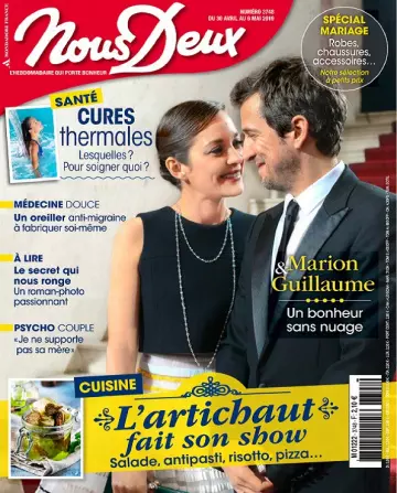 Nous Deux N°3748 Du 30 Avril au 6 Mai 2019  [Magazines]