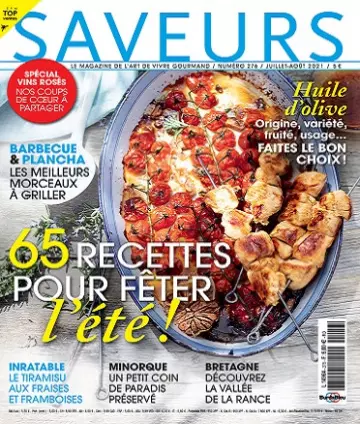 Saveurs N°276 – Juillet-Août 2021  [Magazines]