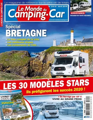 Le Monde Du Camping-Car N°310 – Avril 2019  [Magazines]