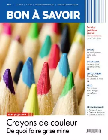 BON À SAVOIR N°6 JUIN 2019  [Magazines]