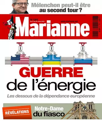 Marianne N°1305 Du 17 au 23 Mars 2022  [Magazines]