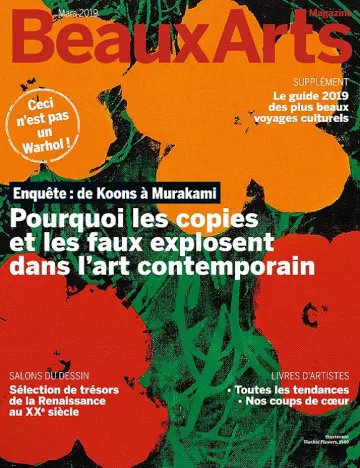 Beaux Arts Magazine N°417 – Mars 2019  [Magazines]