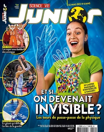 Science et Vie Junior N°407 – Août 2023  [Magazines]