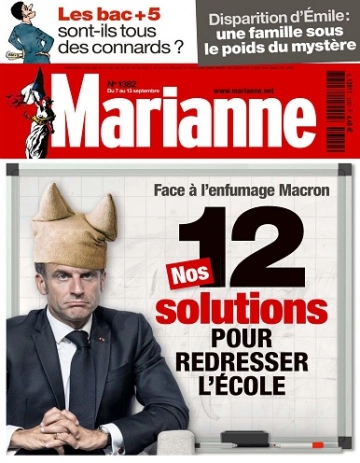 Marianne N°1382 Du 7 au 13 Septembre 2023  [Magazines]