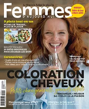 Femmes D’Aujourd’hui N°14 Du 2 Avril 2020  [Magazines]