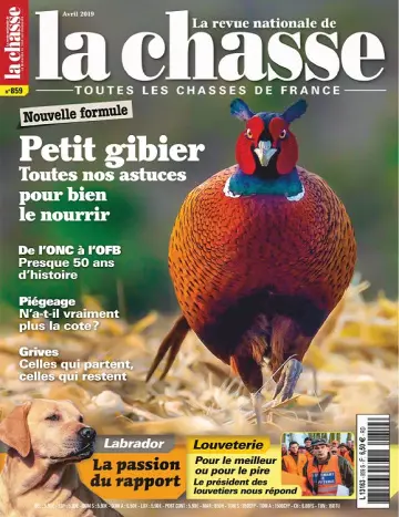 La Revue Nationale De La Chasse N°859 – Avril 2019  [Magazines]