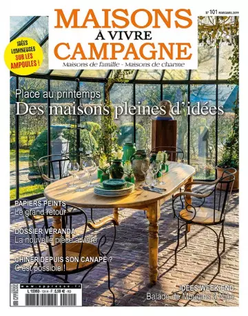 Maisons à Vivre Campagne N°101 – Mars-Avril 2019  [Magazines]