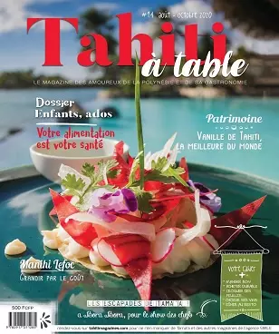 Tahiti à Table N°14 – Août-Octobre 2020  [Magazines]