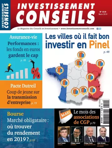 Investissement Conseils N°819 – Mars 2019  [Magazines]