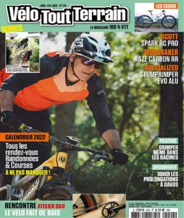 Vélo Tout Terrain N°274 – Janvier-Février 2022  [Magazines]