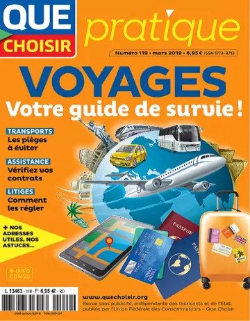 Que Choisir Pratique N°119 – Mars 2019  [Magazines]