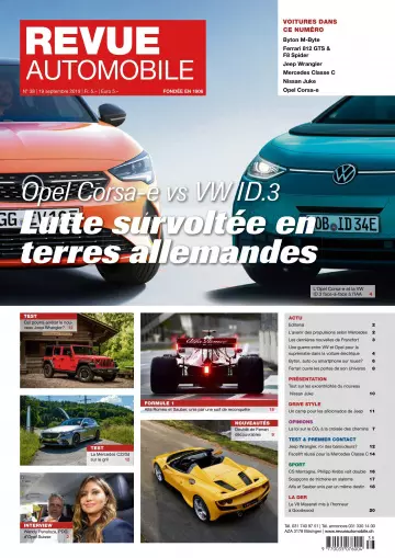 Revue Automobile – 19 septembre 2019  [Magazines]