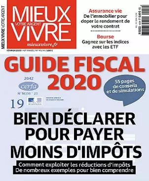 Mieux Vivre Votre Argent N°452 – Février 2020  [Magazines]