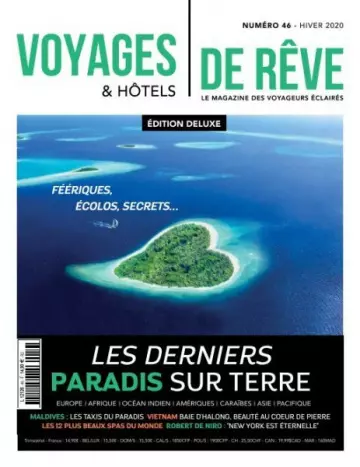 Voyages & Hôtels de rêve - Hiver 2020  [Magazines]