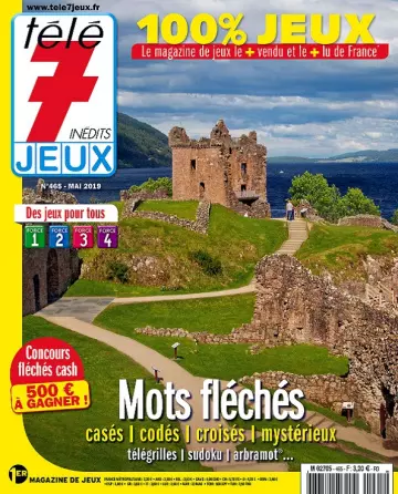 Télé 7 Jeux Inédits N°465 – Mai 2019  [Magazines]