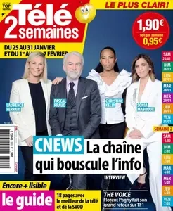 Télé 2 Semaines - 25 Janvier 2025  [Magazines]