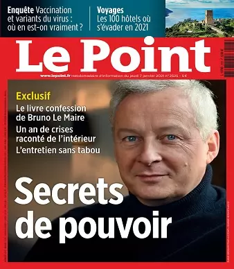 Le Point N°2525 Du 7 au 13 Janvier 2021  [Magazines]