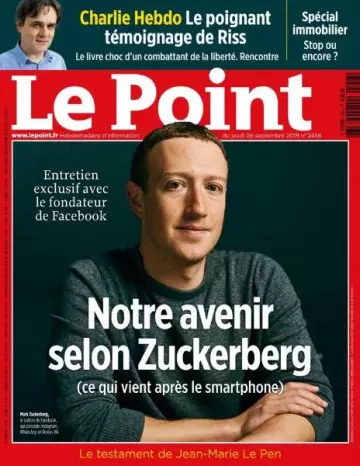 Le Point - 26 Septembre 2019  [Magazines]