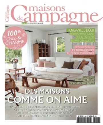 Maisons De Campagne N°142 – Mai-Juin 2023  [Magazines]