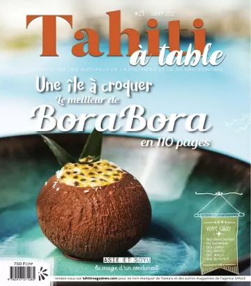 Tahiti à Table N°24 – Juillet 2022  [Magazines]