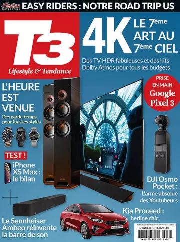 T3 Gadget Magazine N°33 – Février 2019  [Magazines]