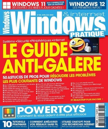 Windows et Internet Pratique N°132 – Avril-Mai 2023  [Magazines]