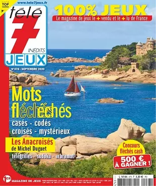 Télé 7 Jeux Inédits N°478 – Septembre 2020  [Magazines]