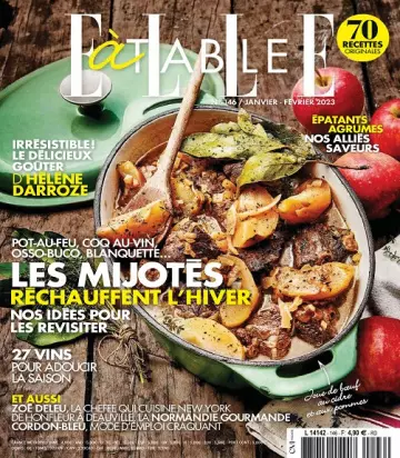 Elle à Table N°146 – Janvier-Février 2023  [Magazines]