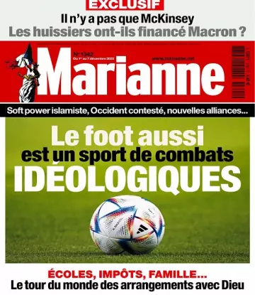 Marianne N°1342 Du 1er au 7 Décembre 2022  [Magazines]