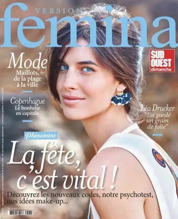 Version Femina N°905 Du 4 Août 2019  [Magazines]