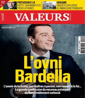 Valeurs Actuelles N°4487 Du 24 au 30 Novembre 2022  [Magazines]