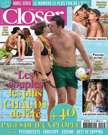 Closer Hors Série N°44 – Août-Septembre 2019  [Magazines]