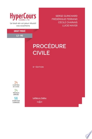 Procédure civile 8e édition  [Livres]