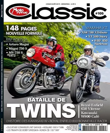 Moto Revue Classic N°105 – Juillet 2019  [Magazines]