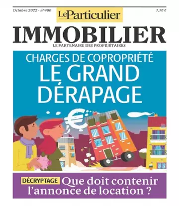 Le Particulier Immobilier N°400 – Octobre 2022  [Magazines]